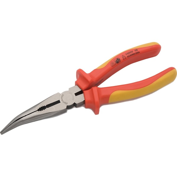 Tools 8" Bent Nose Pliers, Insulated Handle
